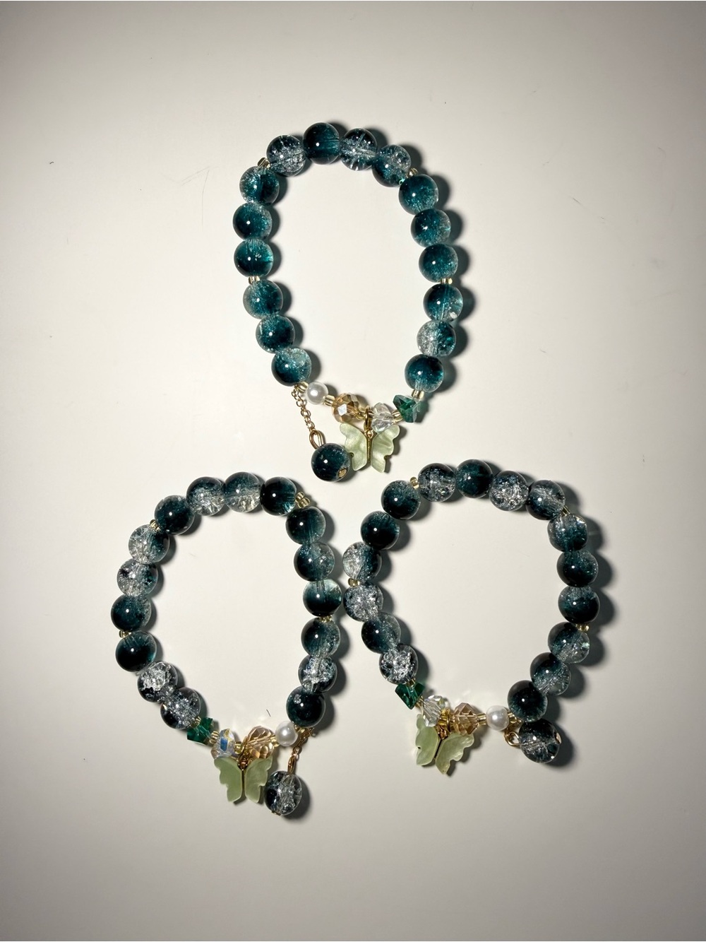 FIVE RANDOM Glass Stretch Bracelets - Picture 7 of 7